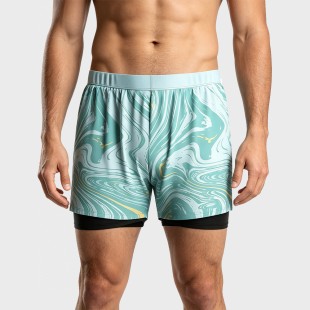 Double Layer Quick-Dry Swim Shorts