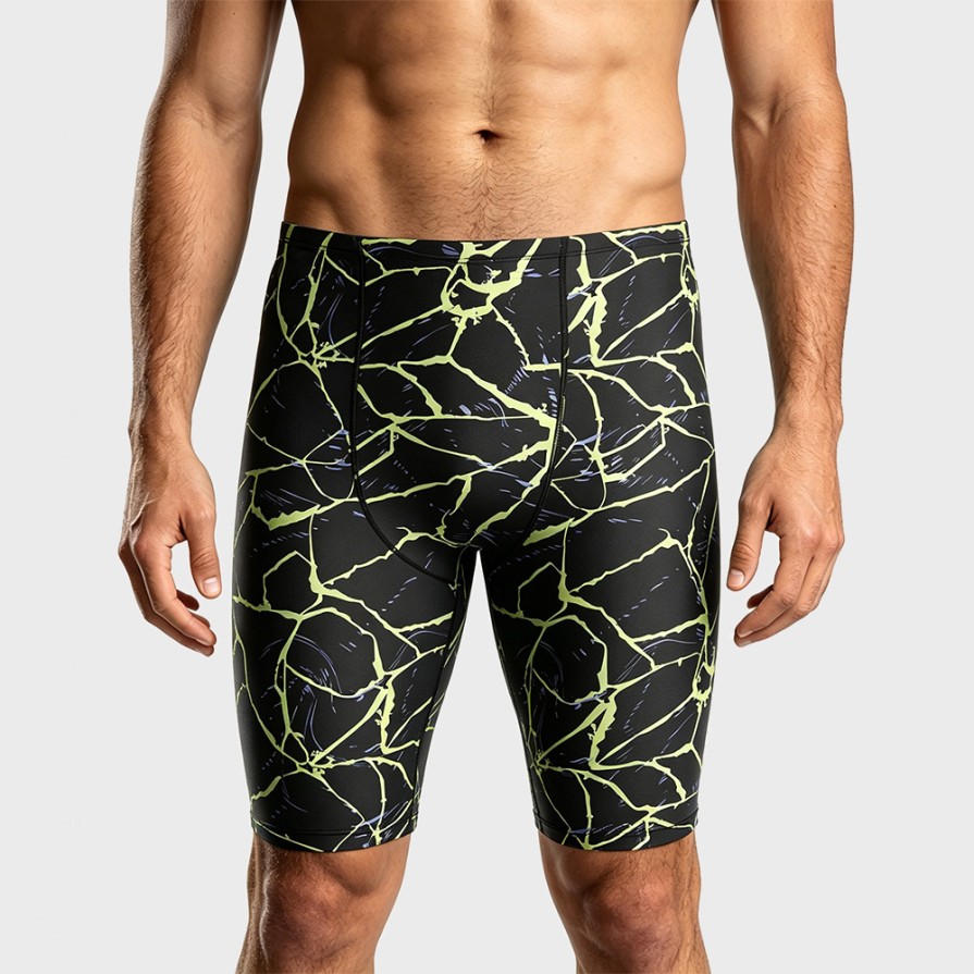 Men's Competition Antibacterial Low-Resistance Swim Trunks