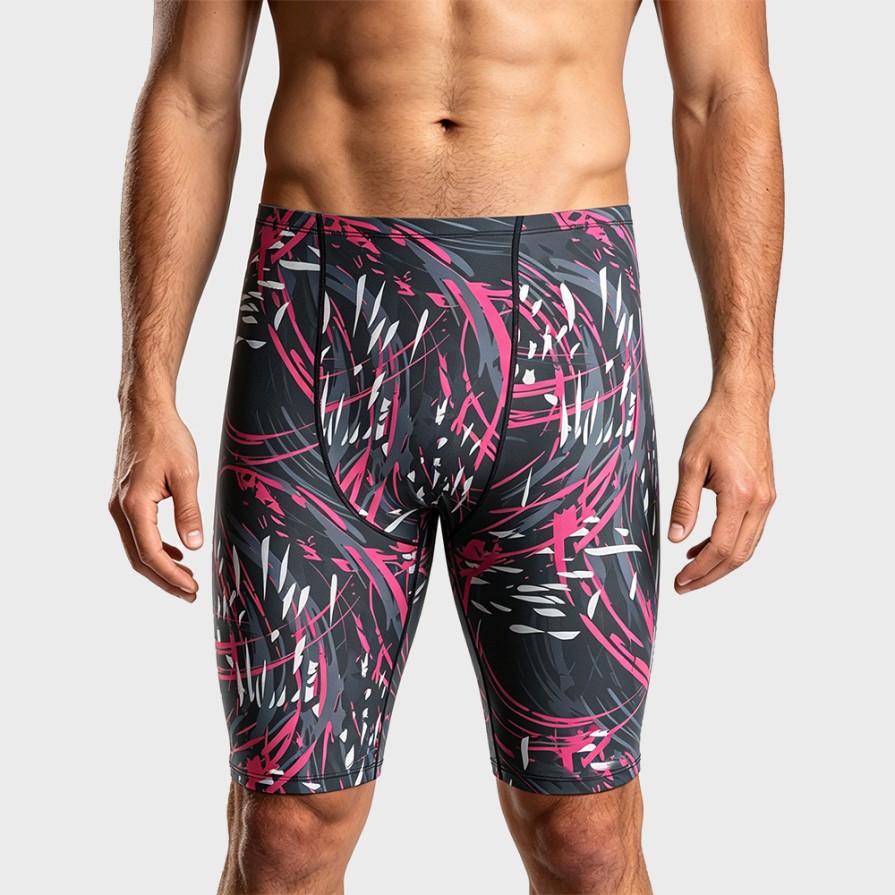 Men's Chlorine-Resistant Quick-Dry Training Swim Trunks