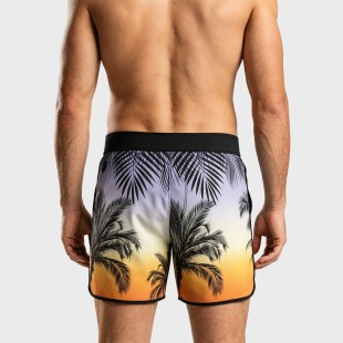 Printed Quick-Dry Surf Shorts