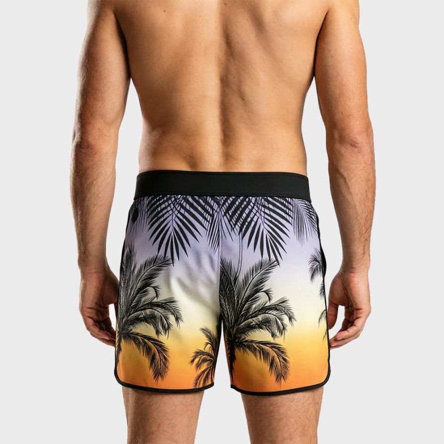Printed Quick-Dry Surf Shorts
