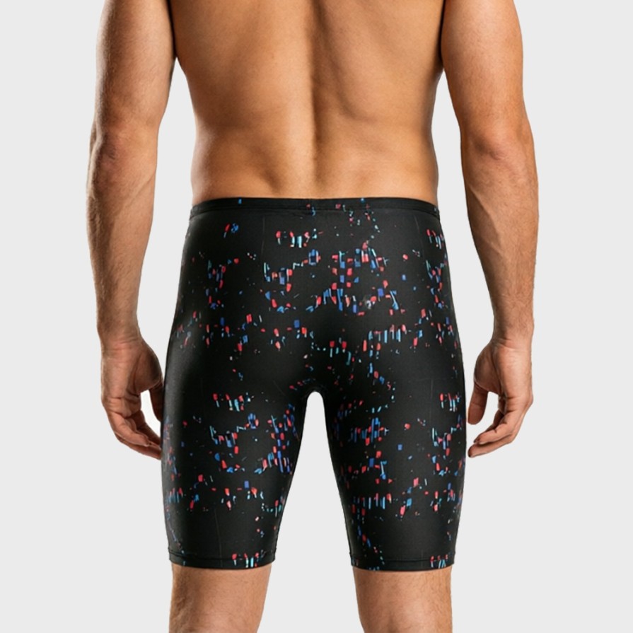 High Elasticity Printed Men's Swim Trunks