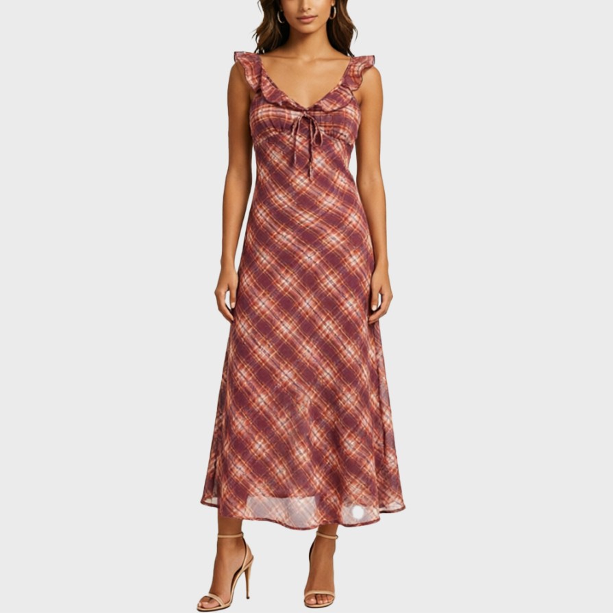 V-neck camisole dress