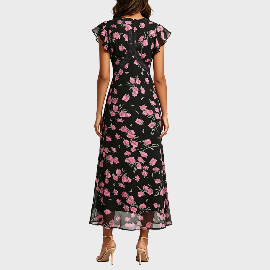 Waist-Cinching Vacation Maxi Dress