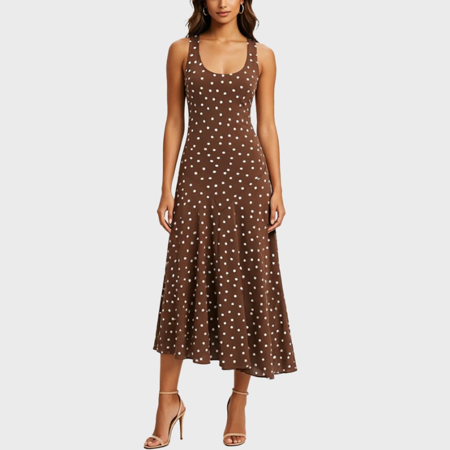 Sleeveless V-Neck Dress