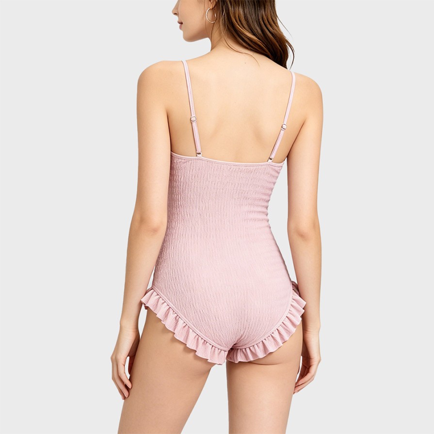 Sweet Push-Up One-Piece Swimsuit