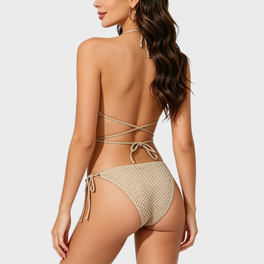 Retro Triangle Bikini Swimsuit
