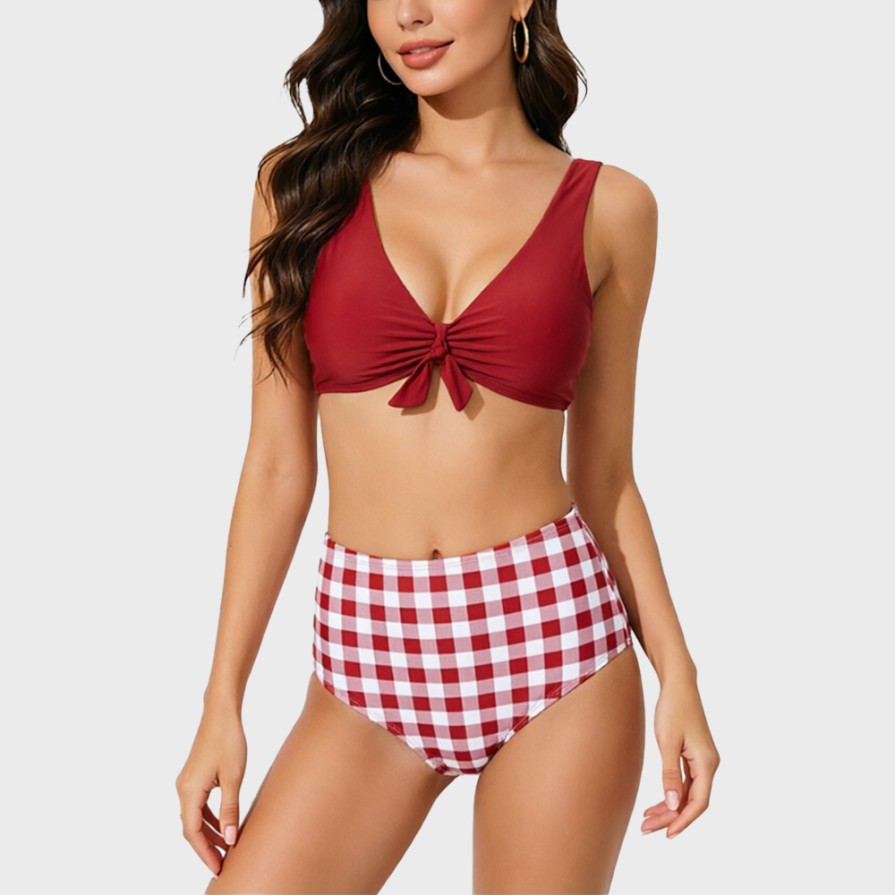 Retro Pure Desire Style Bikini Swimsuit
