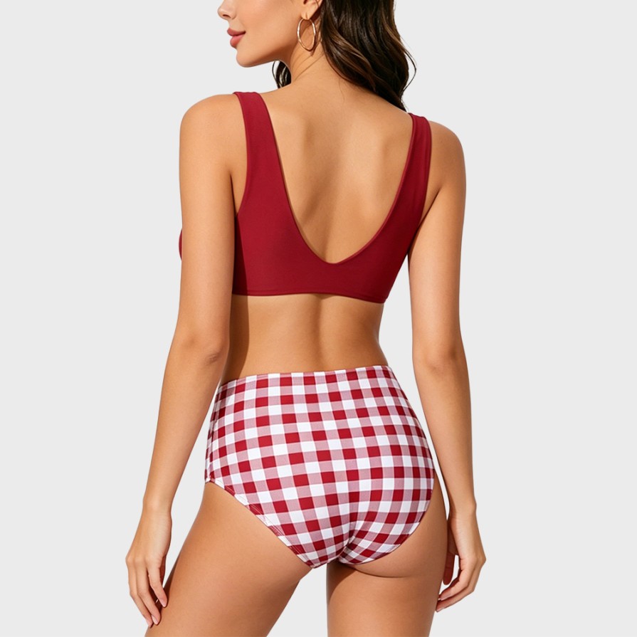 Retro Pure Desire Style Bikini Swimsuit