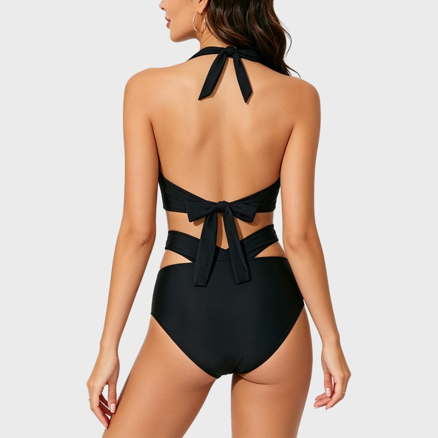 Strappy Underwire Push-Up Bikini Swimsuit