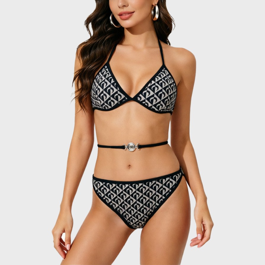 Halter Triangle Bikini Swimsuit
