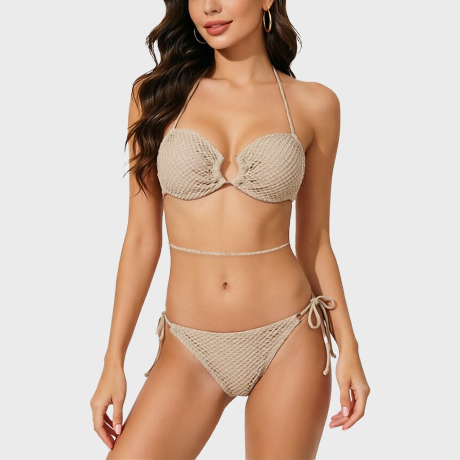 Retro Triangle Bikini Swimsuit